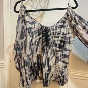 Tie-Dye Off-Shoulder Women's Top
